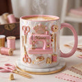 Sewing Mug 3D, Faux 3D Effect Mug, Tailor Coffee Mug, Personalized Sewing Gift