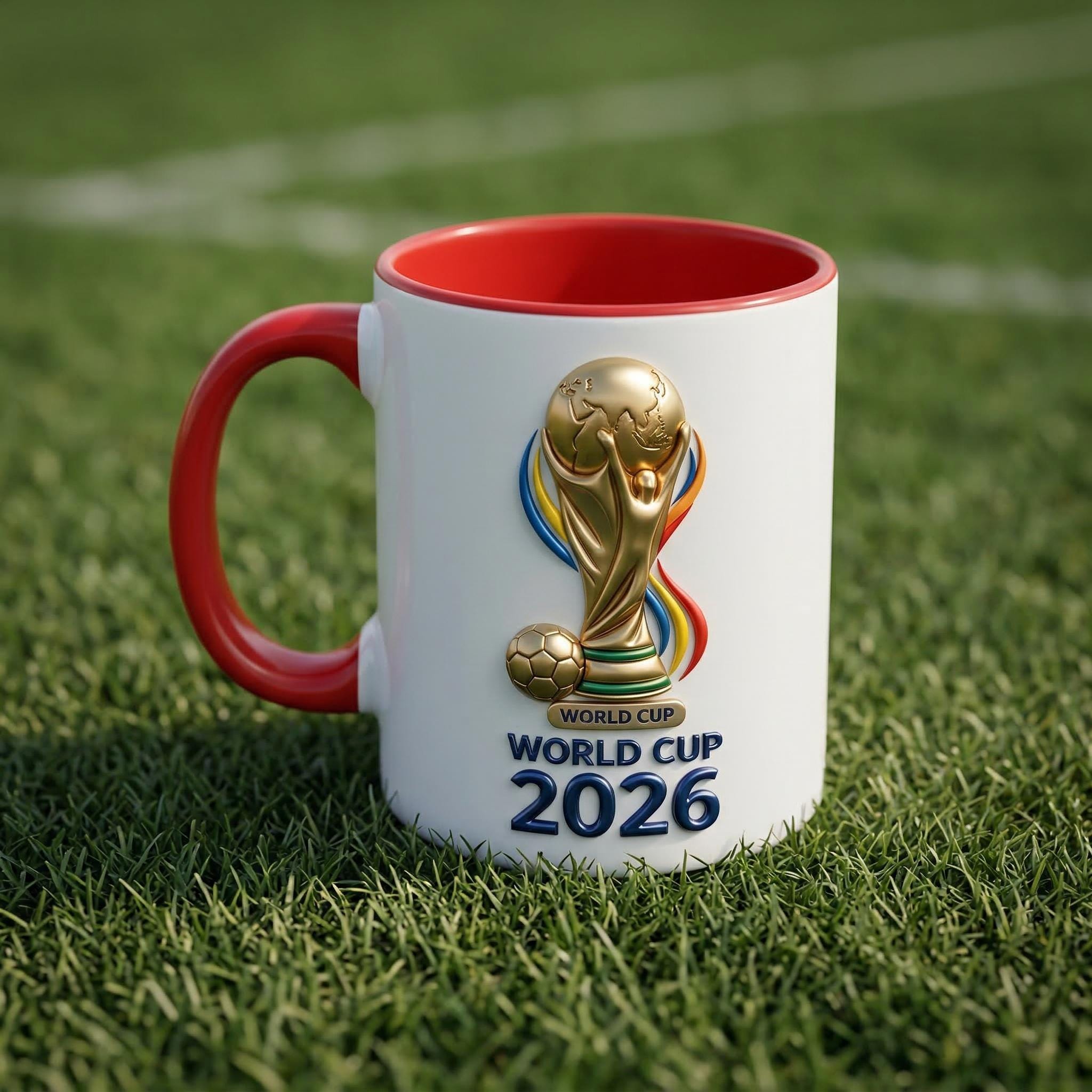 2026 World Cup Soccer Mug 3D, Faux 3D Mug, Soccer Fan Gift, Football Lover Cup, Sports Coffee Mug, World Cup Gift Idea