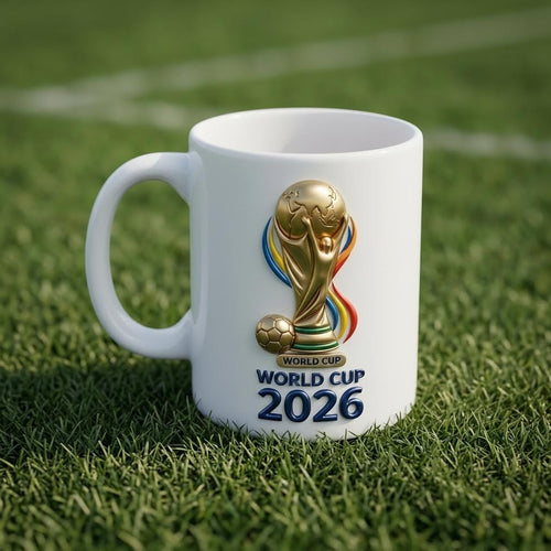 2026 World Cup Soccer Mug 3D, Faux 3D Mug, Soccer Fan Gift, Football Lover Cup, Sports Coffee Mug, World Cup Gift Idea