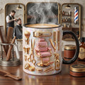Personalized Hairstylist Barber Chair Mug 3D, Faux 3D Salon Owner Coffee Cup