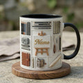 3D Sketch Artist Mug, Personalized Art Coffee Cup, Ceramic Drinkware