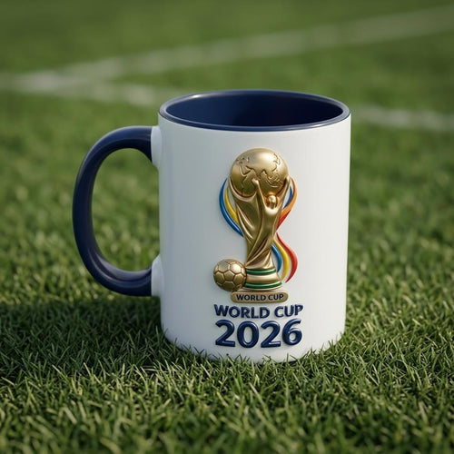 2026 World Cup Soccer Mug 3D, Faux 3D Mug, Soccer Fan Gift, Football Lover Cup, Sports Coffee Mug, World Cup Gift Idea