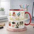 Personalized Teacher 3D Name Mug, School Appreciation Gift