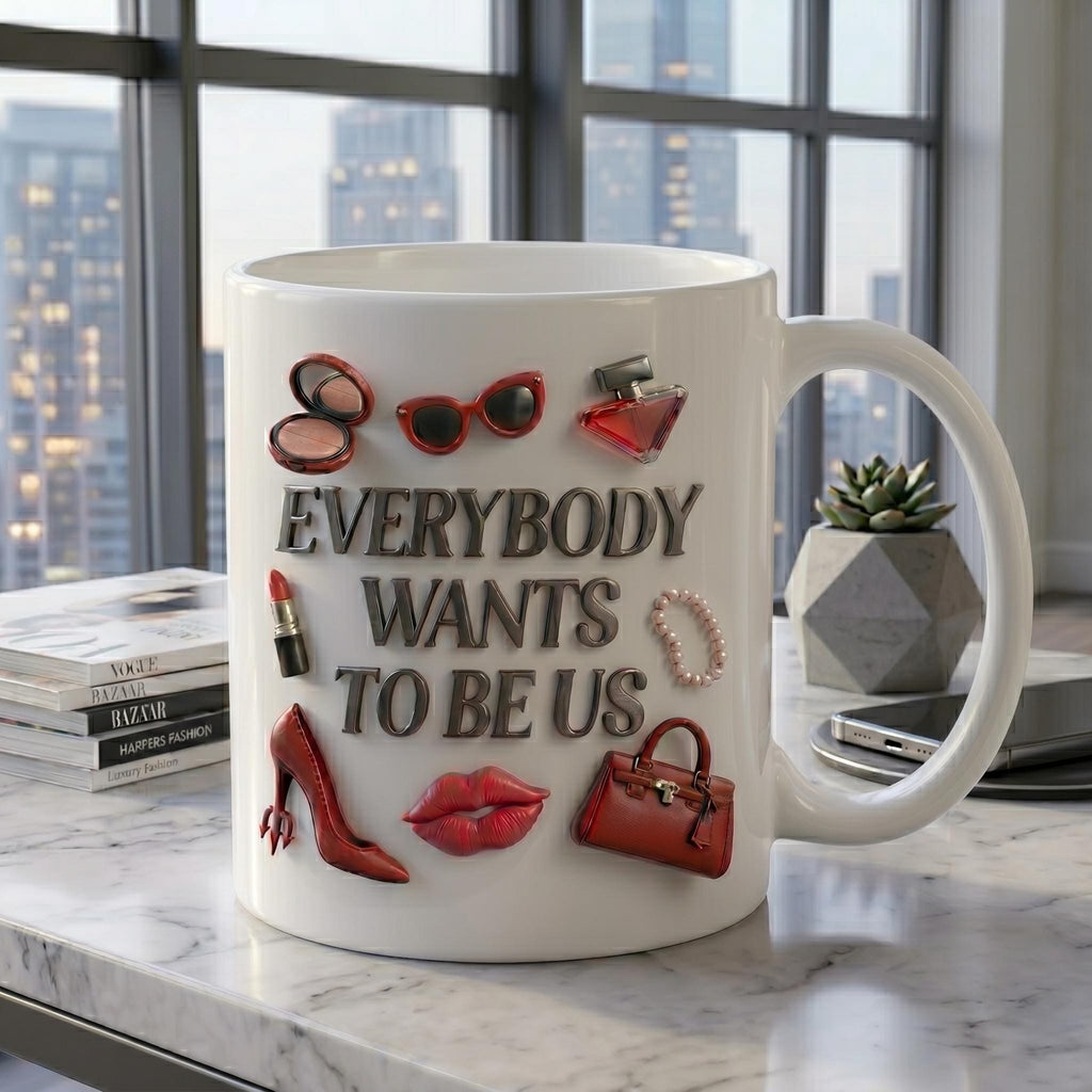 The Devil Wears Prada 3D Mug, Fashion Boss Coffee Cup, Movie Fan Gift
